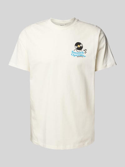 Dedicated T-shirt met ronde hals, model 'Smooth Operator' Offwhite - 2