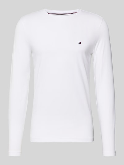 Tommy Hilfiger Slim fit T-shirt van katoenmix Wit - 2
