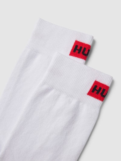 HUGO Socken mit Label-Detail im 2er-Pack Weiss 2