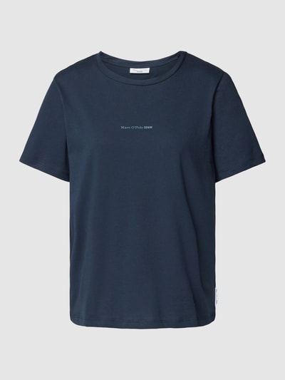 Marc O'Polo Denim T-shirt z detalem z logo Granatowy 2