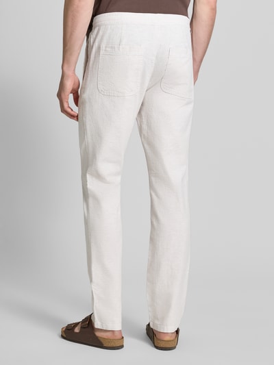 Tom Tailor Rechte broek van linnen-katoenmix Beige - 5