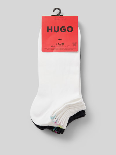 HUGO Socken mit Label-Detail im 6er-Pack Weiss 3