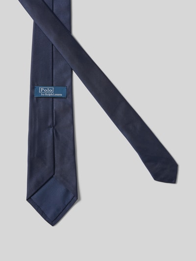 Polo Ralph Lauren Krawat jedwabny z wyhaftowanym logo Granatowy 2