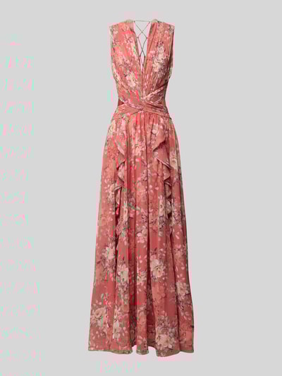 ADLYSH Abendkleid mit Plisseefalten Rosa 2