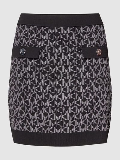 MICHAEL Michael Kors Rock mit Allover-Muster Modell 'DOT' Schwarz 2