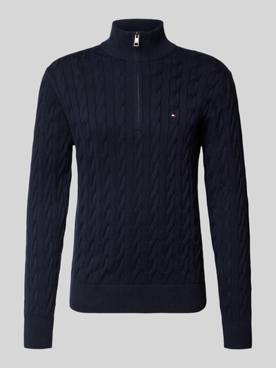 Tommy Hilfiger Regular fit schipperstrui van puur katoen Marineblauw - 2