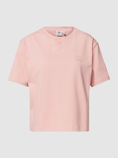 adidas Originals T-Shirt mit Label-Stitching Rosa 2