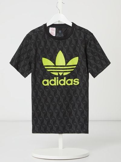 adidas Originals T-shirt z nadrukiem z logo  Czarny 1