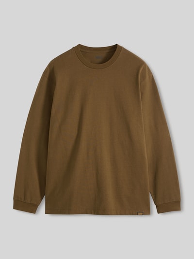 Levi's® Loose Fit Langarmshirt aus reiner Baumwolle Mittelbraun 2