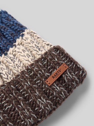 Barts Gebreide muts met pompon, model 'WILHELM' Antraciet - 2