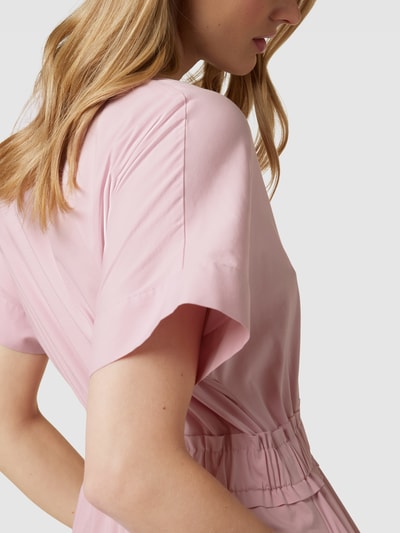 Gerry Weber Knielange T-shirtjurk met V-hals, model 'JOYFUL VIBES' Rosé - 3