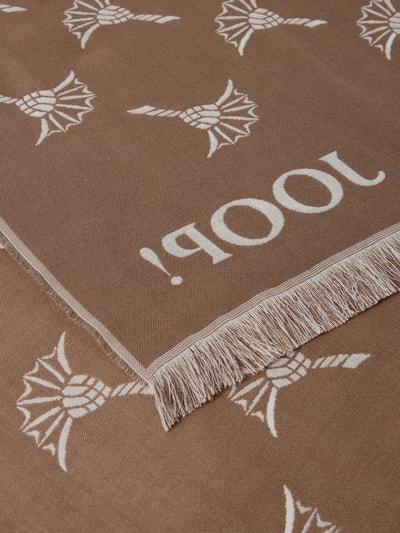 JOOP! Collection Sjaal van modalmix met wol, model 'FERIS' Zand - 2
