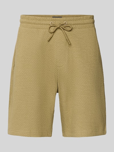 MCNEAL Relaxed Fit Sweatshorts mit Strukturmuster Schilf 2