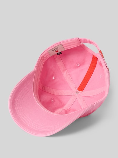 Produktfoto, Base Cap mit Allover-Logo-Print Modell 'Kobe' von Unio z bawełny z nadrukiem z logo na całej powierzchni oraz wyhaftowanym motywem