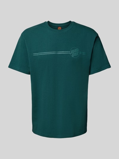 SANTA CRUZ T-Shirt mit Label-Print Petrol 2