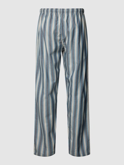 Schiesser Pyjamabroek met tartanruit, model 'Mix + Relax' Blauw - 3