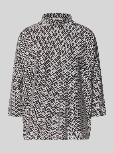 Christian Berg Woman Bluzka z długim rękawem ze stójką Czarny 2