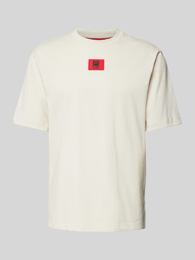 HUGO T-Shirt mit Label-Patch Modell 'Drambok' - HUGO X RB Offwhite 2
