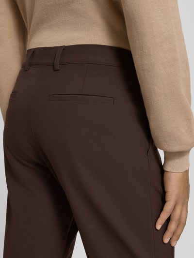 SELECTED HOMME Slim fit chino met viscose, model '175' Donkerbruin - 3