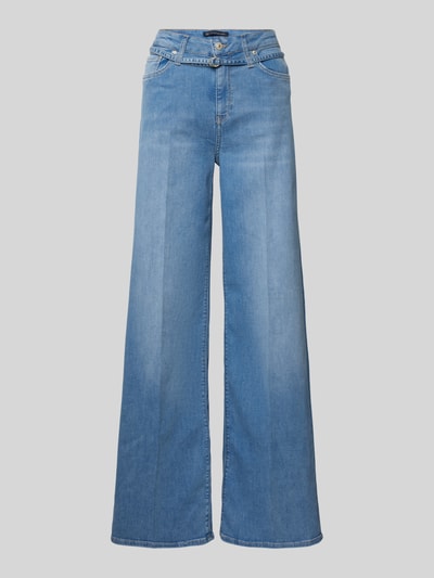 Raffaello Rossi Straight Leg Jeans mit Gürtel Modell 'Sventy B' Hellblau 1