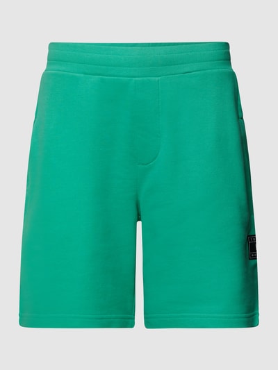 Tommy Hilfiger Sweatshorts met labelpatch Aquablauw - 2