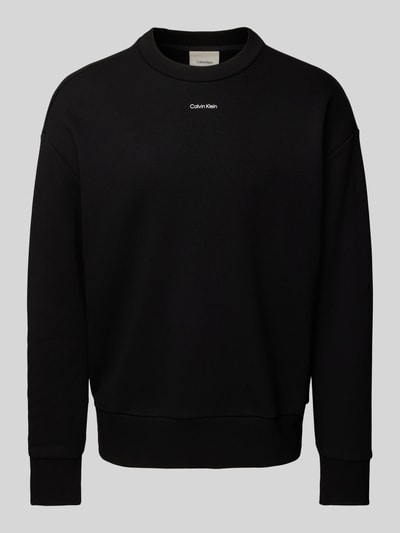 CK Calvin Klein Oversized sweatshirt met labelprint Zwart - 2