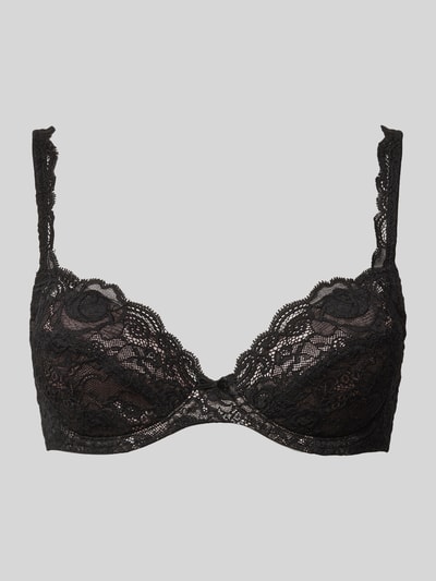 Marie Jo Push-up-bh van kant, model 'Cyrile' Metallic zwart - 1