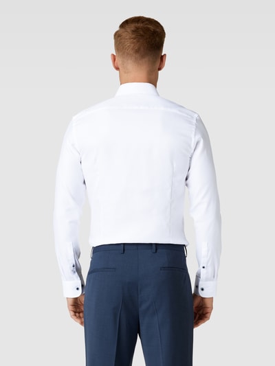 Jake*s Super Slim Fit Premiumhemd mit Kentkragen Weiss 5