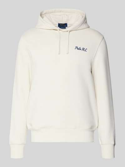 Polo Ralph Lauren Regular Fit Hoodie aus Baumwoll-Mix Offwhite 2