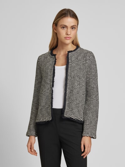 More & More Blazer mit Ausfransungen Black 4