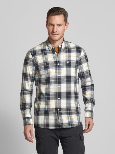 camel active Koszula casualowa z kołnierzykiem typu button down Antracytowy 4