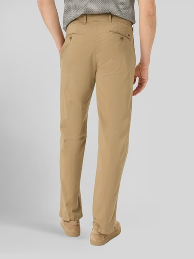 Brax Regular Fit Chino aus Baumwoll-Mix Modell 'Evans' Camel 5
