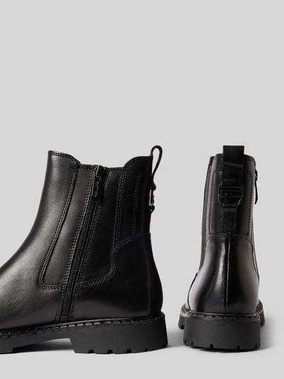 Tamaris Chelsea Boots aus Rindsnappa mit Reißverschluss Black 2