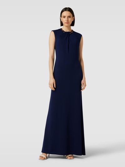 Lauren Ralph Lauren Abendkleid mit Schlüsselloch-Ausschnitt Marine 4