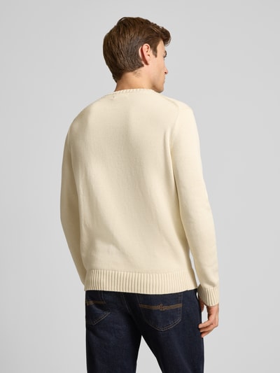 Polo Ralph Lauren Sweter z dzianiny z prążkowanymi wykończeniami Złamany biały 5