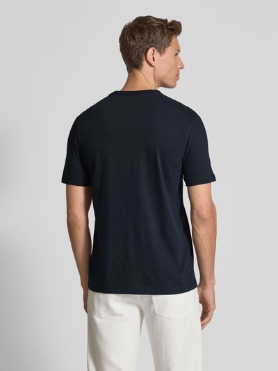 BOSS Orange T-shirt van zuiver katoen Marineblauw - 5