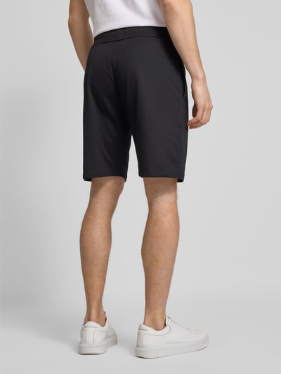 BOSS Regular Fit Sweatshorts mit Label-Print Black 5