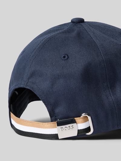 BOSS Basecap mit Label-Detail Marine 3