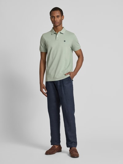 MCNEAL Regular Fit Poloshirt mit Knopfleiste und Label-Stitching Lind 1