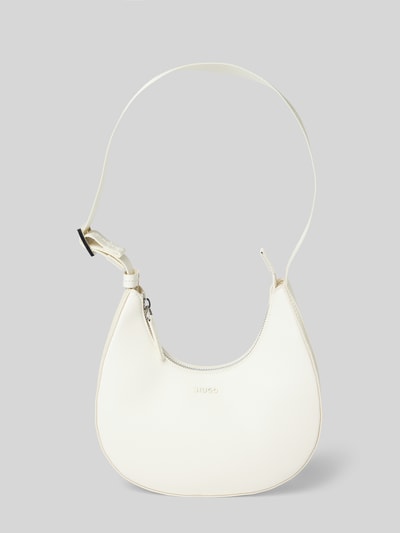 HUGO Handtasche mit Label-Detail Ecru 2