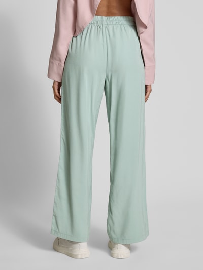 Only Spodnie szerokie z mieszanki wiskozy model ‘ARIS LIFE’ Miętowy 5