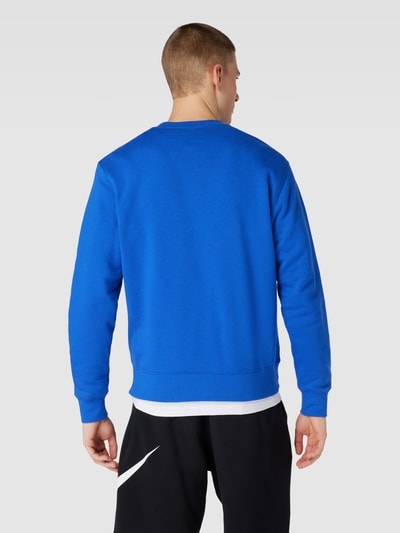 Nike Sweatshirt met labelstitching, model 'NSW CREW' Koningsblauw - 5
