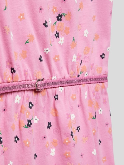 s.Oliver RED LABEL Jurk met all-over motief Roze - 2