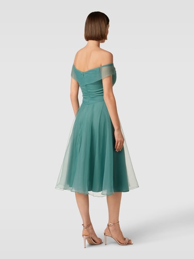 TROYDEN COLLECTION Cocktailkleid mit Stoffgürtel Mint 5