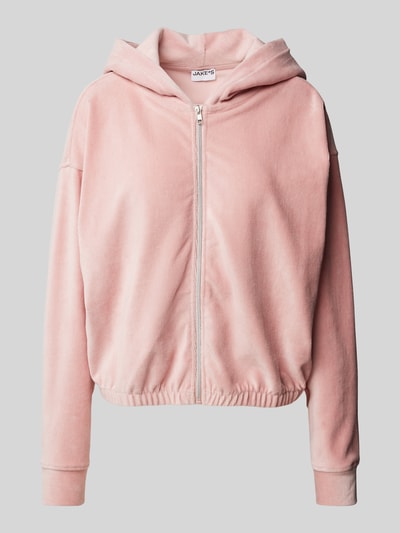 Jake*s Casual Oversized Sweatjacke mit Kapuze Rosa 2