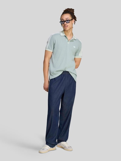 adidas Originals Relaxed Fit Poloshirt mit Baumwoll-Anteil Schilf 1