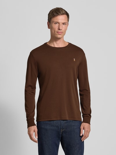 Polo Ralph Lauren Longsleeve mit gerippten Abschlüssen Mittelbraun 4