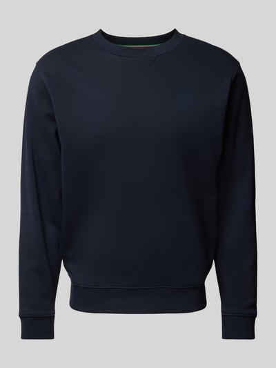 Replay Sweatshirt mit gerippten Abschlüssen Marine 1