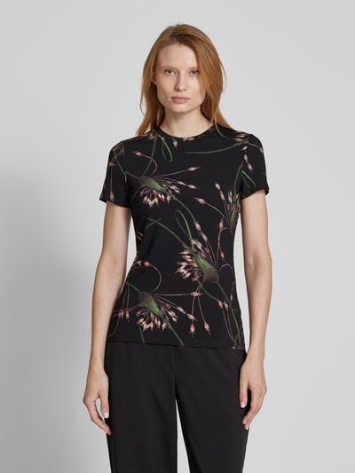 Ted Baker T-shirt van puur katoen, model 'LEXIII' Zwart - 4