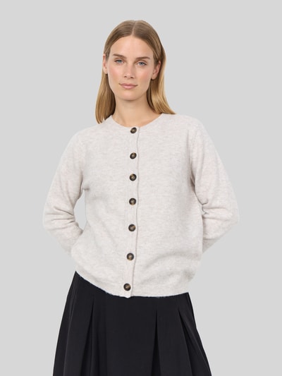 Soyaconcept Cardigan mit kontrastierenden Knöpfen Sand 3